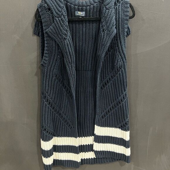 NWT Anthropologie Maeve Striped sleeveless Duster size XS/S - Picture 2 of 3